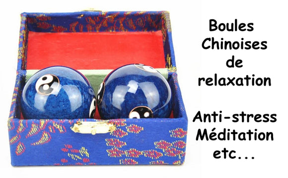 boules chinoises de relaxation, anti stress, méditation,