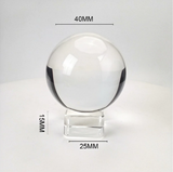 Boule Cristal Naturel Feng Shui 40mm