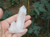 Pointes de Cristal en Quartz Blanc Naturel.