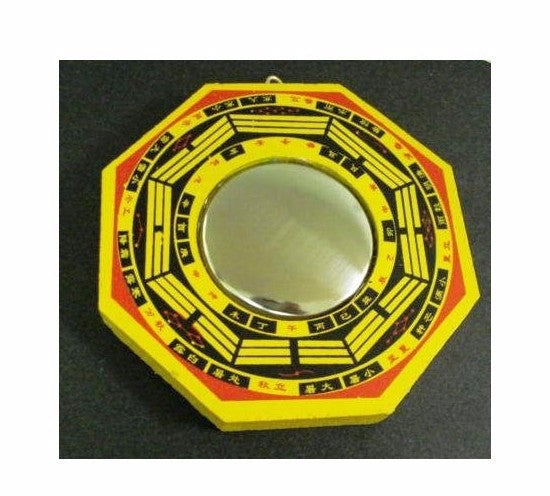 Miroir convexe Feng Shui (repousse la mauvaise énergie)